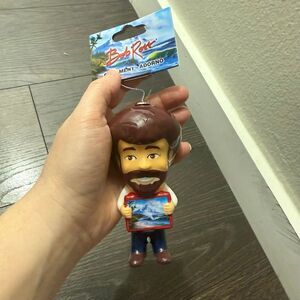 Ruz Bob Ross Ornament New